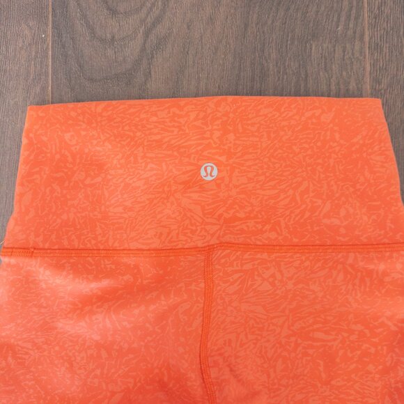 Lululemon Wunder Train High Rise Short 8" Limited Edition Crunch Warm Coral - Picture 5 of 6